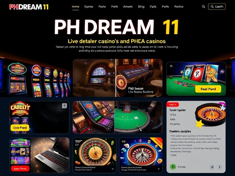phdream 11.com – Your ultimate destination for online casino games and sports betting. Explore secure betting options, attractive bonuses, and expert guidance for all gambling enthusiasts.